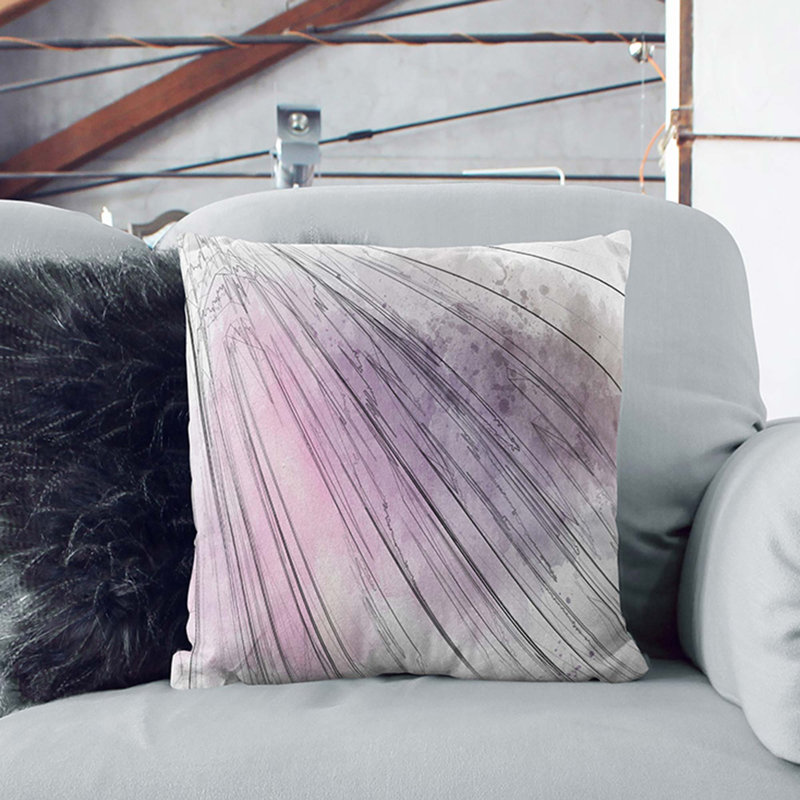 Square Throw Cushion, 40cm H x 40cm W x 15cm D