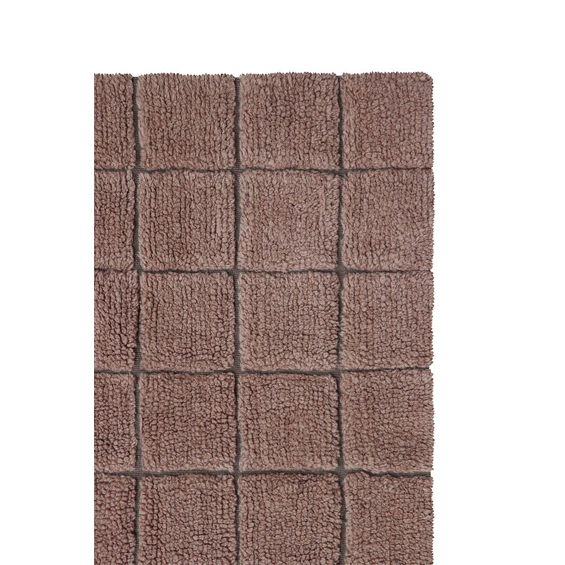 Mosaic Wool Geometric Area Rug, Runner 2'7" x 7'6"