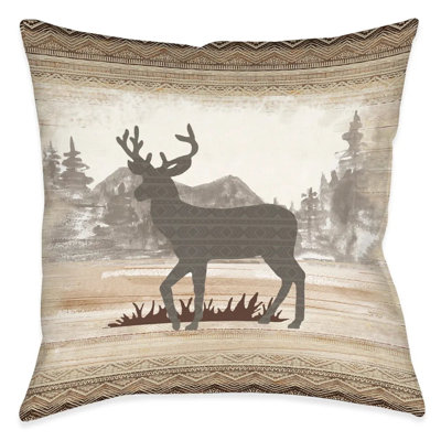 Mountain View Reversible Throw Pillow