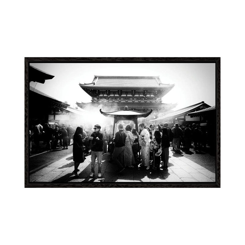 Prayer Of The Day by Philippe Hugonnard - Floater Frame Print on Canvas, Black Framed