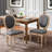 Amando 19.7" H Upholstered Side Chair King Louis Back Solid Wood Dining Chairs-1829169594-1822327648