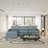 4-Piece Modular Linen Power Reclining Sectional Sofa With Zero-Gravity-1809652967-1809509878