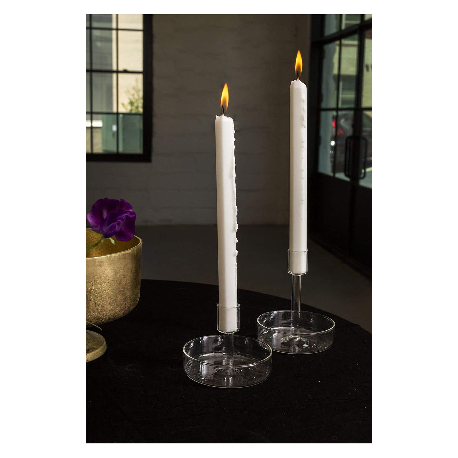 Ianthe Candleholder, 5" H x 4.25" W x 4.25" D