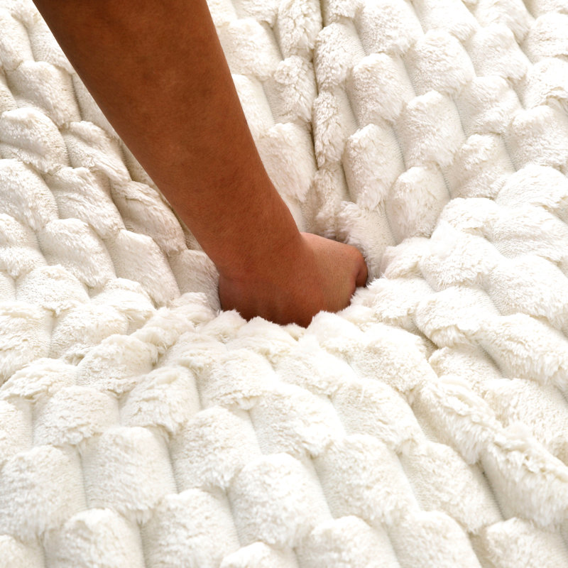 Simple avec conception compacte de 51 pouces, couleur blanche, option de couleur de tissu molletonné tortue,