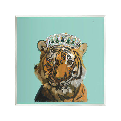 Tigre portant une couronne murale par Amelia Noyes