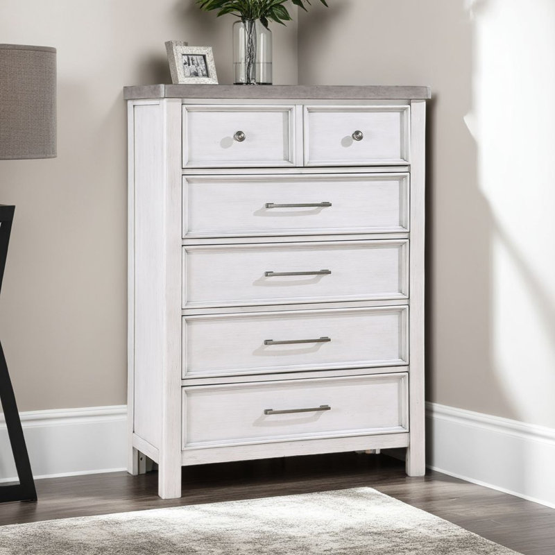 Commode 5 tiroirs Amby