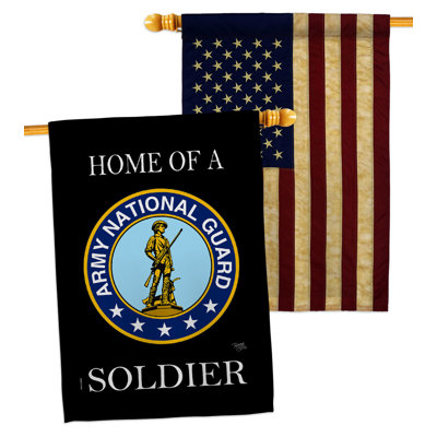 Double Sided 40'' H x 28'' W Polyester House Flag