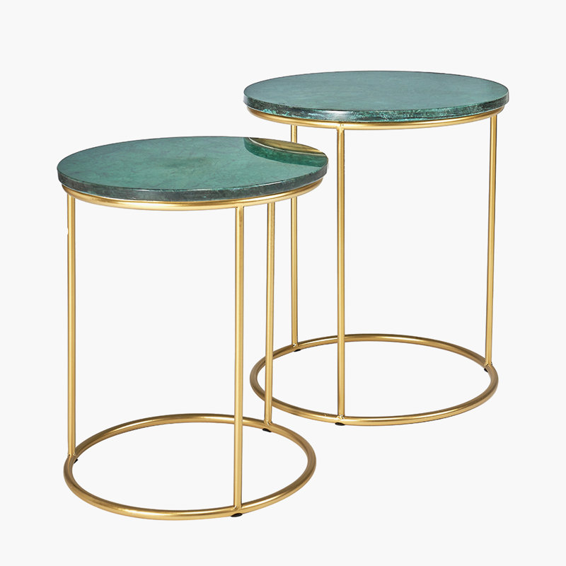 Milly Nesting Tables, Green