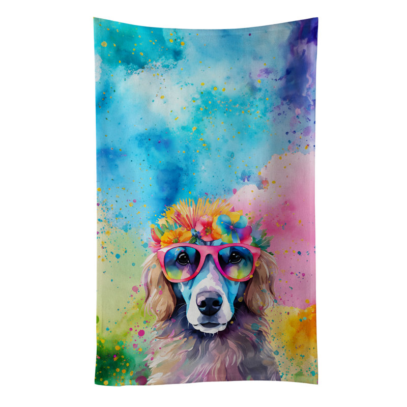 Serviette de cuisine Poodle Hippie Dawg