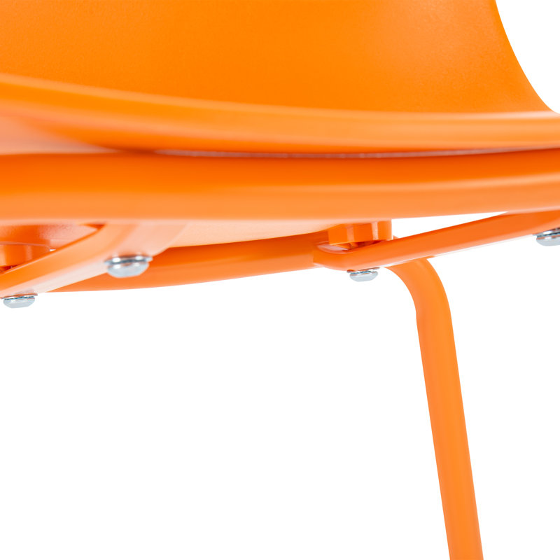 Chaise d'appoint Almeda Cheatham, Orange