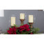 Bougies colonne sans flamme à DEL crème