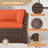 2 Piece Rattan Sectional Seating Group With Cushions-38331039