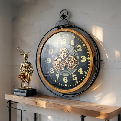 Solid Wood Wall Clock