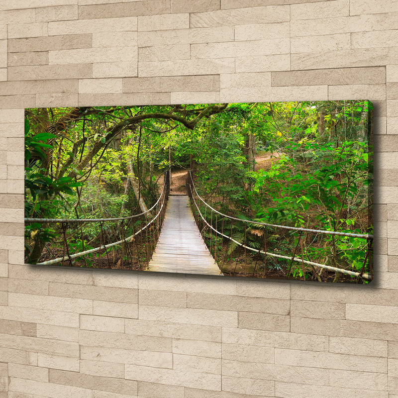 Rope Bridge - Wrapped Canvas Print