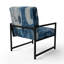 Brilon - Chaise rembourrée avec accoudoirs abstraits Botanicals-639759870