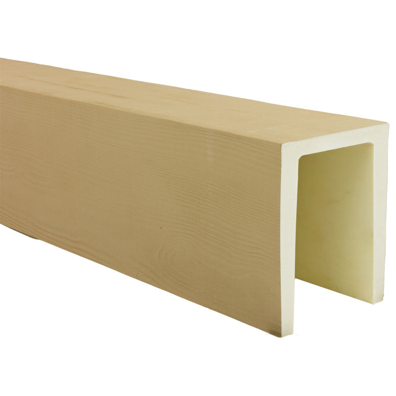 Poutre à 3 côtés Heritage Timber, Apprêt brun clair, H 9,5 po x l 7,5 po x P 96 po