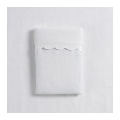 Airlie White Embroidered Sheet Set