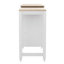 Îlot de cuisine avec table de salle à manger extensible, îlot de cuisine sur roulettes avec support à épices et tiroirs, pour la cuisine, la salle à manger-1376710151