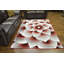 Tapis rouge / gris Stinson