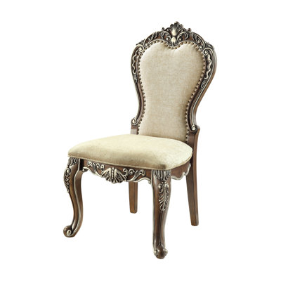 Chaise d'appoint Latisha au fini chêne antique (ensemble de 2 accoudoirs)