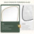 Mateus Irregular Aluminum Framed Tempered Glass Wall Mirror-693137322-693137319