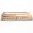 Twin Size Floor Bed Frame, Solid Wood Montessori Bed for Toddlers & Kids, Low Platform Bed with Slats, Adult Weight Capacity, White or Unfinished (Unfinished)-816975165
