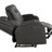 Power Reclining Loveseat With Faux Leather, LED Lights, Bluetooth Speaker, And USB Charging Port For Ultimate Comfort, Recliner-763250283
