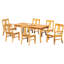 Osborne Outdoor 7 - Piece Teak Dining Set-143190610