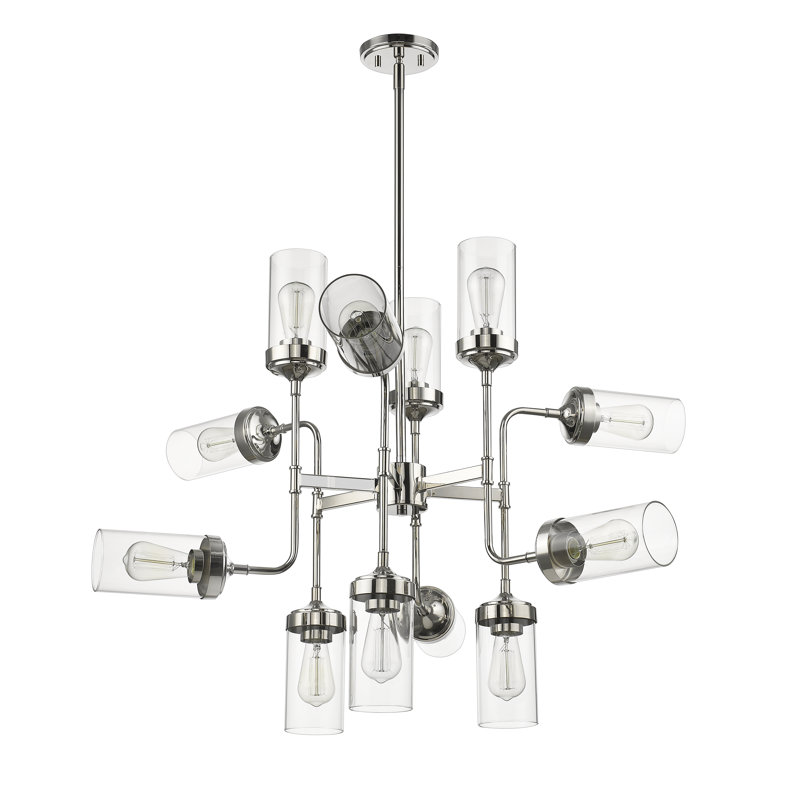 Lustree linéaire 12 lumières spoutnik modern Grantham