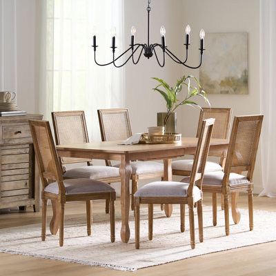 Stockseth 6 - Person Four Leg Dining Set