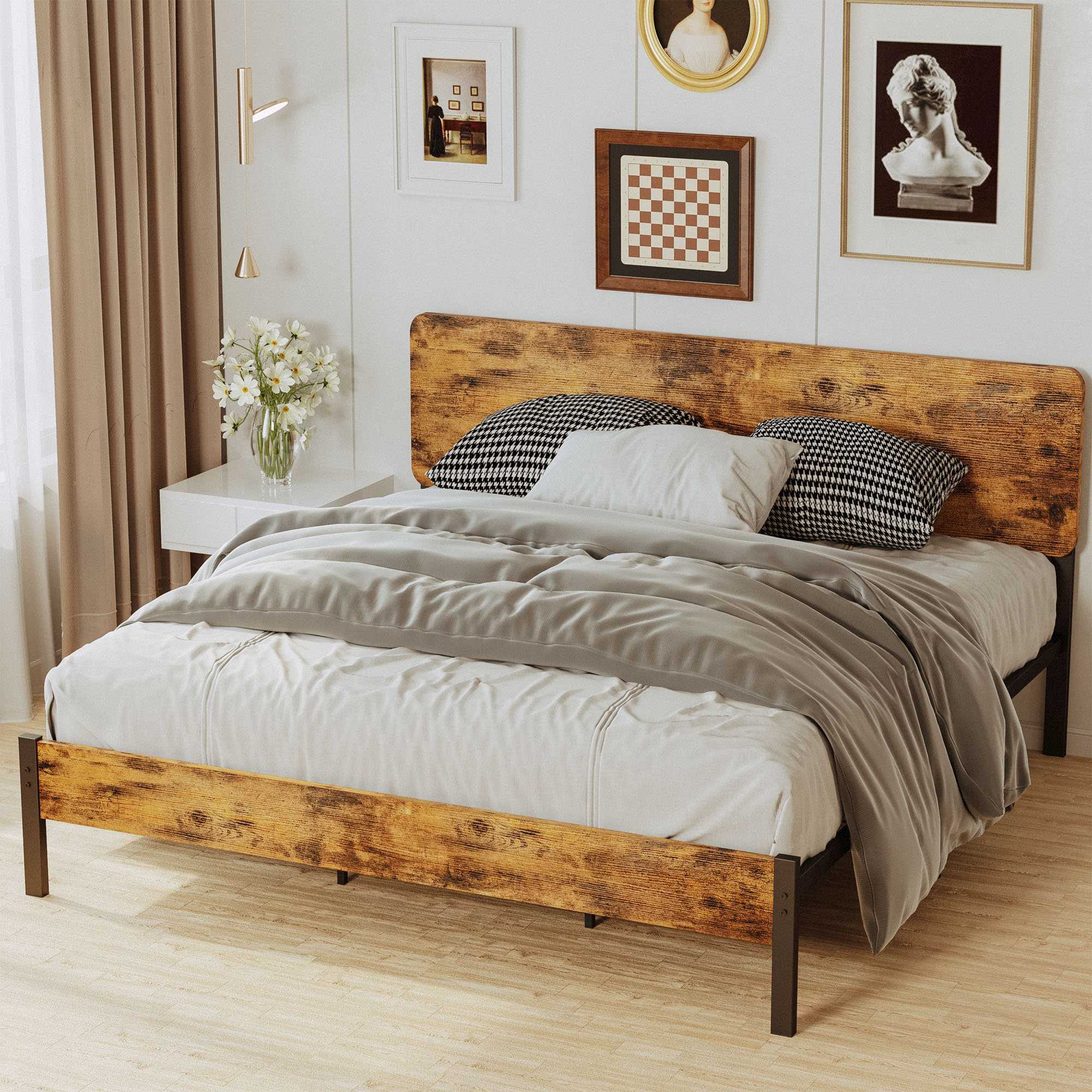 Millwood Pines Aird King Platform Bed & Reviews | Wayfair