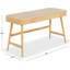 Bureau en bois 1 tiroir Cipriano