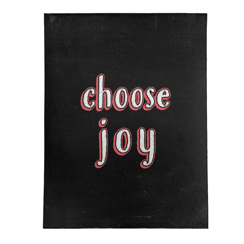 Tapis en poly-chenille choose tableau noir style, Rectangle 5 pi x 7 pi