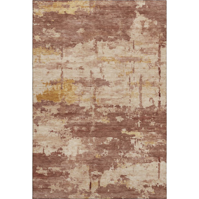 Premium Machine Washable Mayfield AMF2362 Abstract Rug