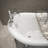 61" x 28" Freestanding Soaking Acrylic Bathtub