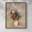 Motif floral rétro CCLVII - impression encadrée-105852969-105852968