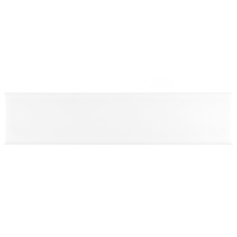 Metro Soho Ceramic Subway Tile, Matte White