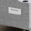 Canapé convertible en forme de L avec repose-pieds et armoire de rangement-380895193
