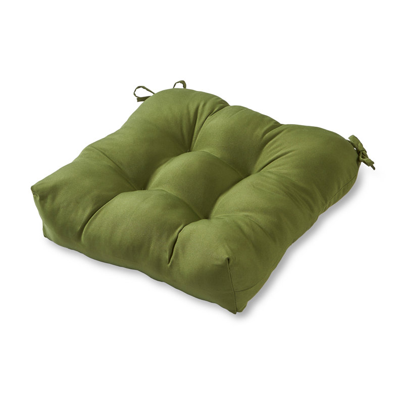 Shipton Outdoor 20'' Dining Chair Seat Cushion, Summerside Green, 1