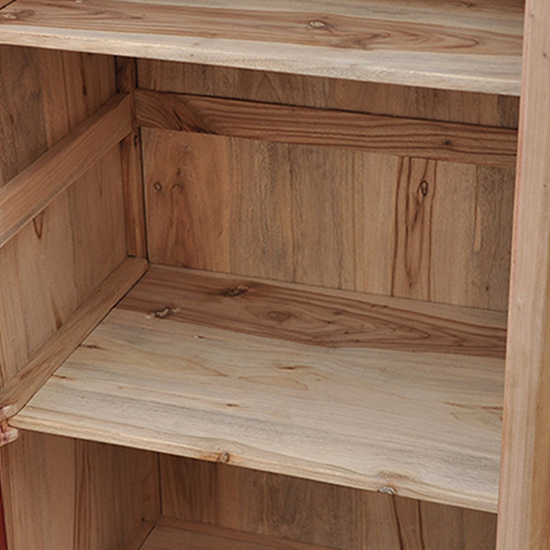 Armoire d'entrée rouge
