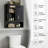 Modern Shaker Bathroom Wall Cabinet With 12" Motion Sensor Led Light & Dtc Soft-close Hinges, 0.7" Extra Thick Over The Toilet Storage Cabinet, Medicine Cabinet With Adjustable Shelf & Open Storage, Matte Black