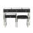 48'' Glass Top Console Table