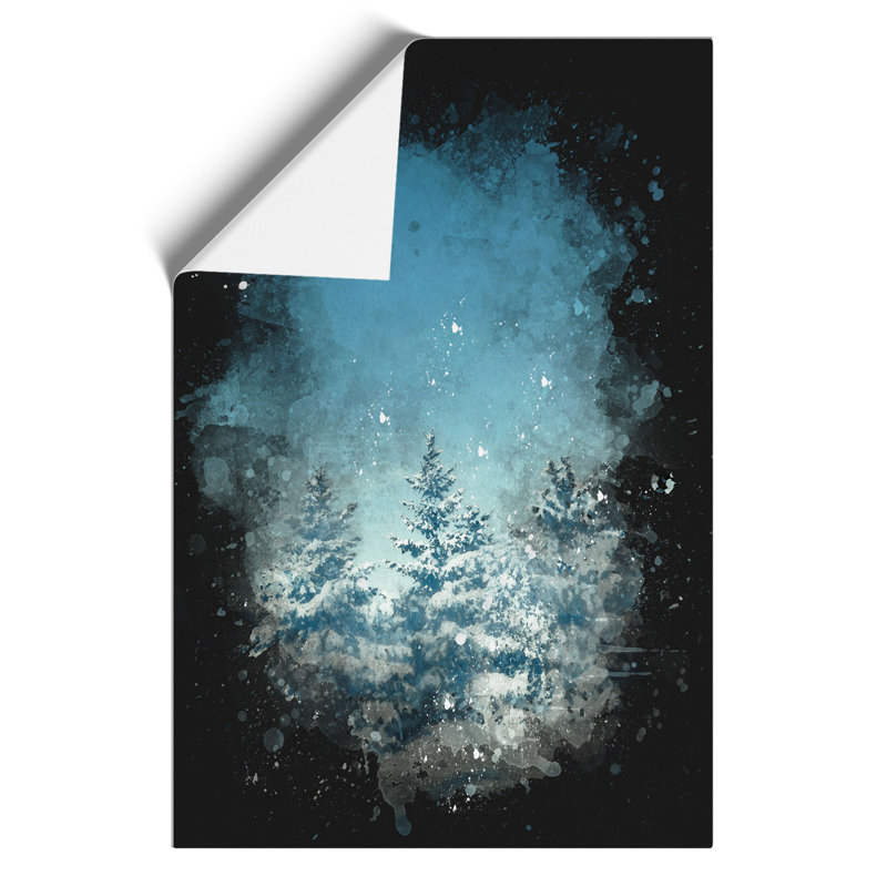 Winter Forest Vol.9 Paint Splash - Unframed Graphic Art, 30cm H x 21cm W x 0.1cm D