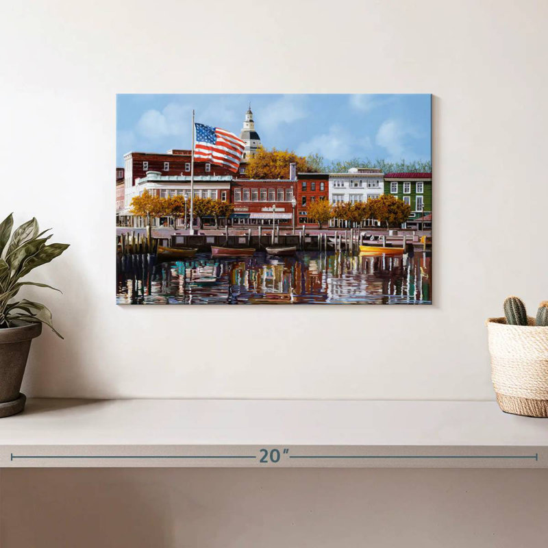 Annapolis, 8" H x 12" W