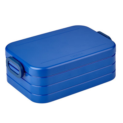 Take a Break Plastic Lunchbox Midi - Vivid Blue