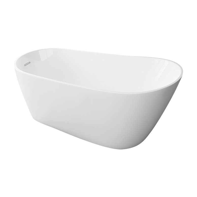 59'' x 31'' Soaking Acrylic Bathtub