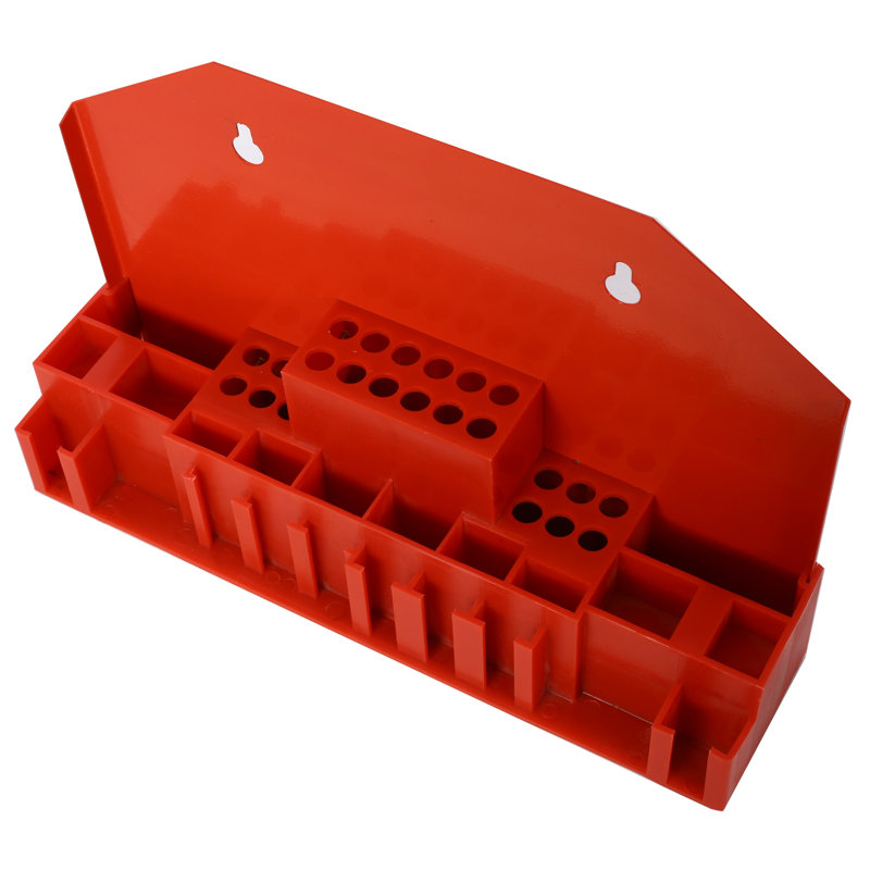 Ensemble de 58 pièces de serrage à rainure en T pour fraiseuses, ensemble d'outils de machine à sous 5/8 po en rouge, Red