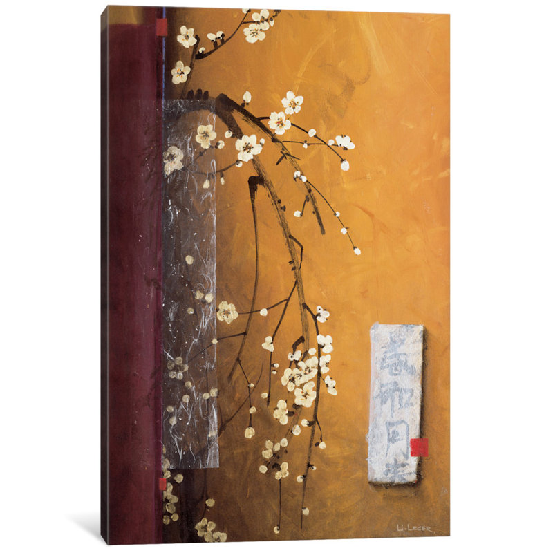 Oriental Blossoms III by Don Li-Leger - Wrapped Canvas Gallery-Wrapped Canvas Giclée, 60" H x 40" W x 1.5" D