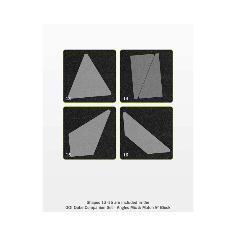 Accuquilt GO! Ensemble d'accoudoirs Qube 9 po