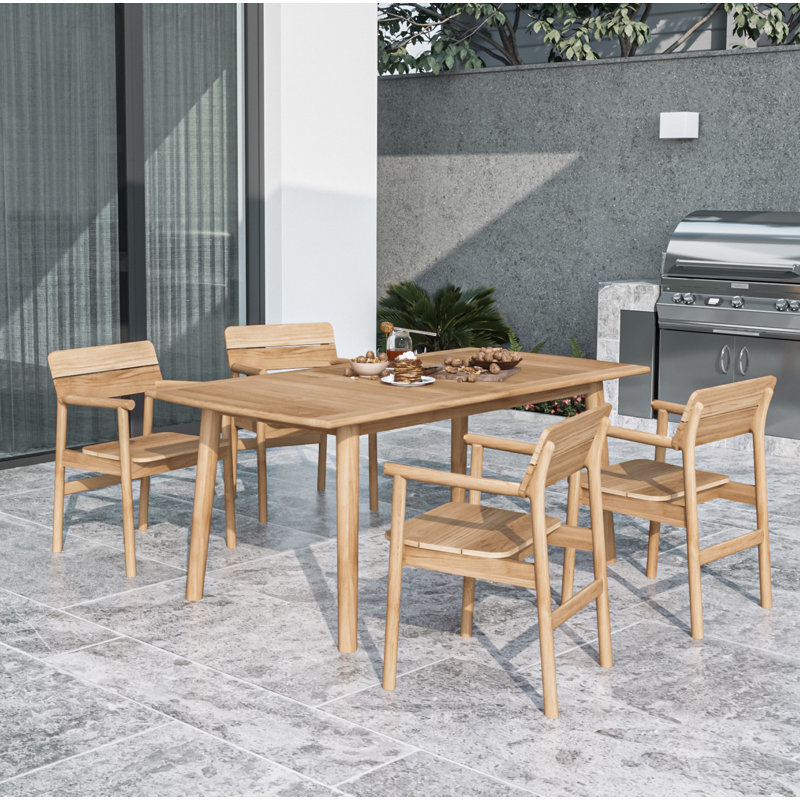 Modurn Outdoor 5 - Piece Dining Set
